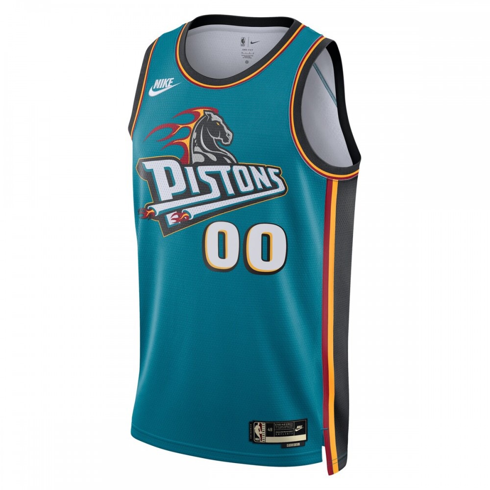 Detroit Pistons Unisex 2022/23 Custom Swingman Jersey - Classic Edition - Teal-Pro Kit Vault | Brand New 26/27 Sports Jerseys